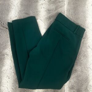 J. Crew Cameron Slim Cropped pants in Forest Green